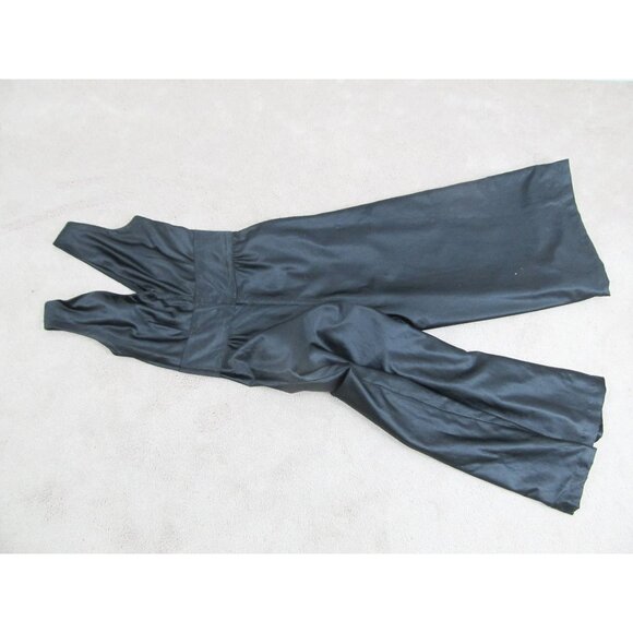 1960s Black jumpsuit with palazzo wide trouser legs, custom made - Picture 5 of 7